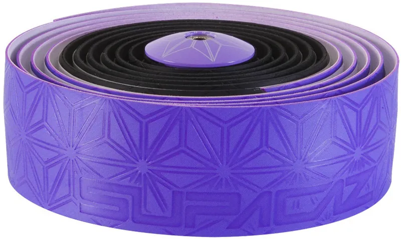 Supacaz Super Sticky Kush Bar Tape Purple/Black/Purple