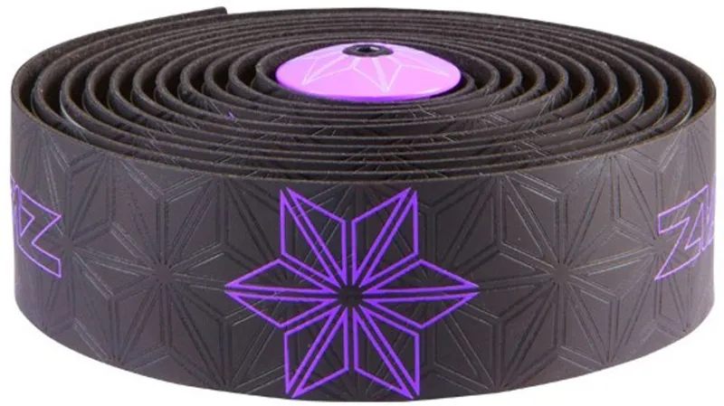 Supacaz Super Sticky Kush Bar Tape Neon Purple Print