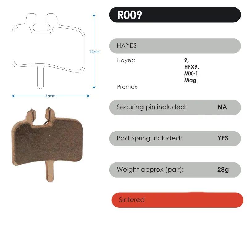 RWD Red Sintered Brake Pads-5
