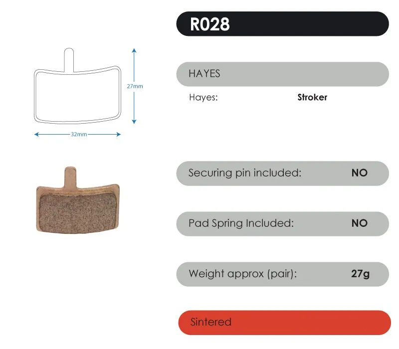RWD Red Sintered Brake Pads-6