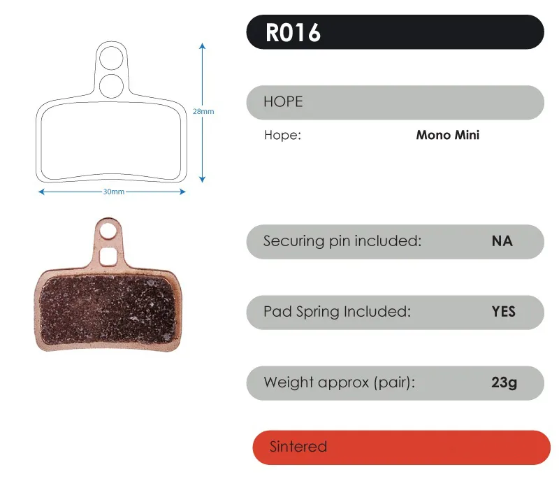 RWD Red Sintered Brake Pads-9