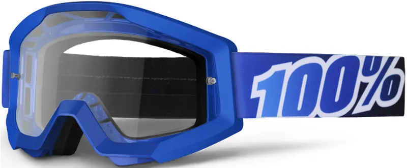 100 Percent Strata Clear Goggles Crafty Lime-1