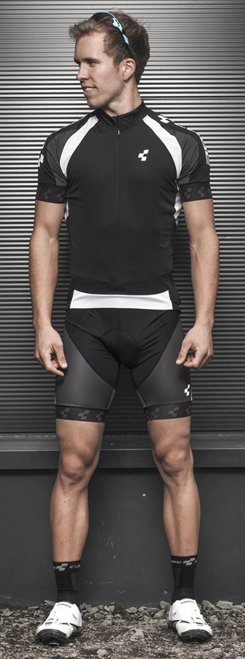 Cube Blackline SS Jersey Black/Grey/White-1