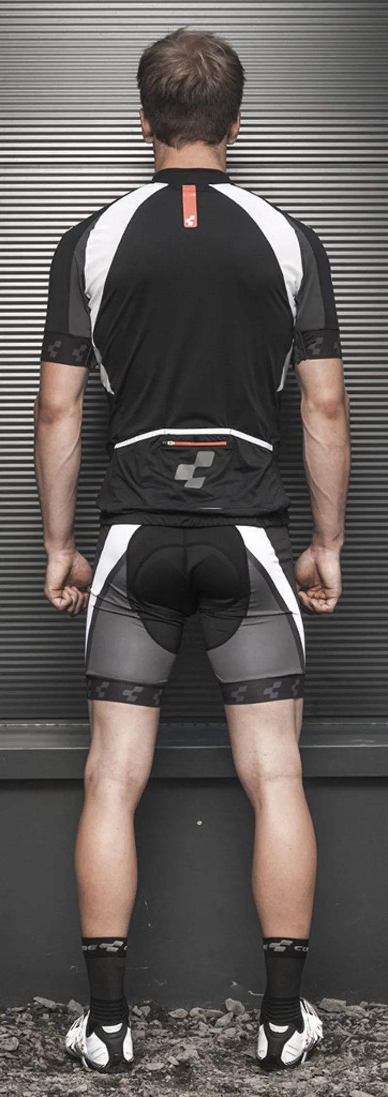Cube Blackline SS Jersey Black/Grey/White-3