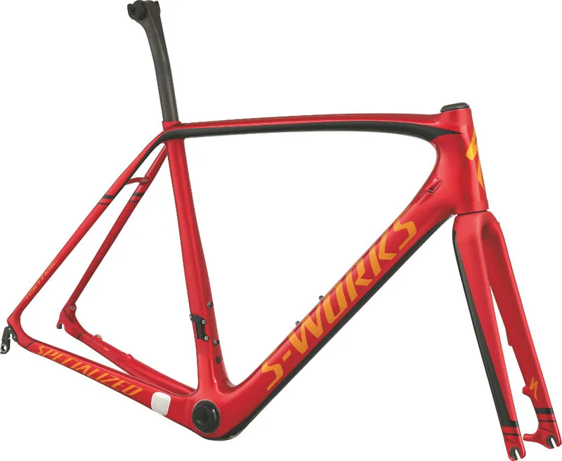 Specialized S-Works Tarmac Disc Road Frameset 2015 Red/Black/Gold