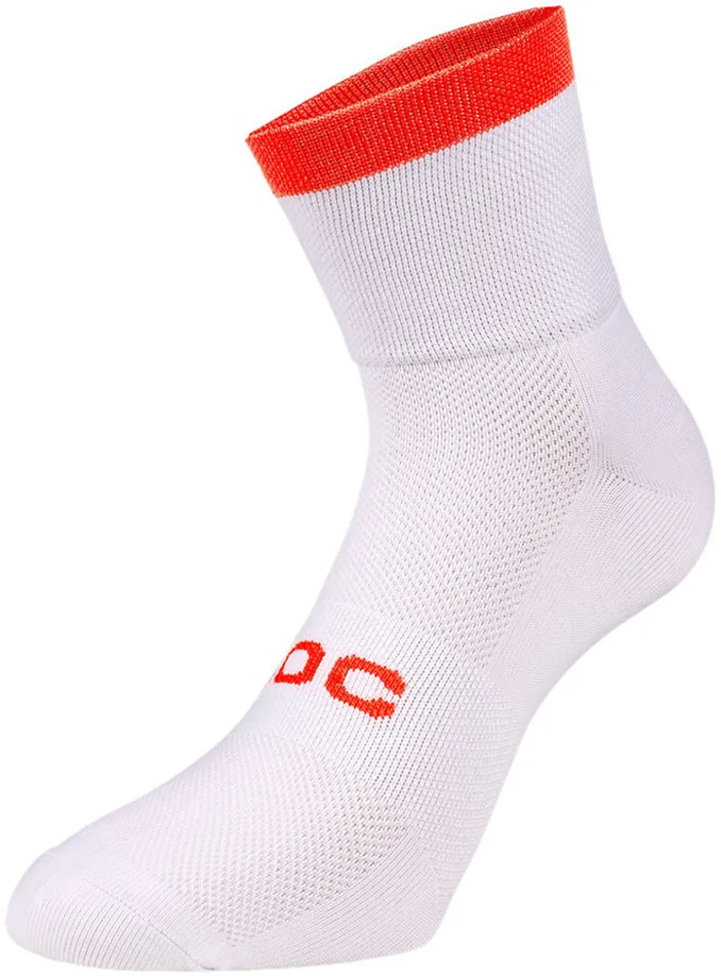POC AVIP Cycling Socks Hydrogen White-1