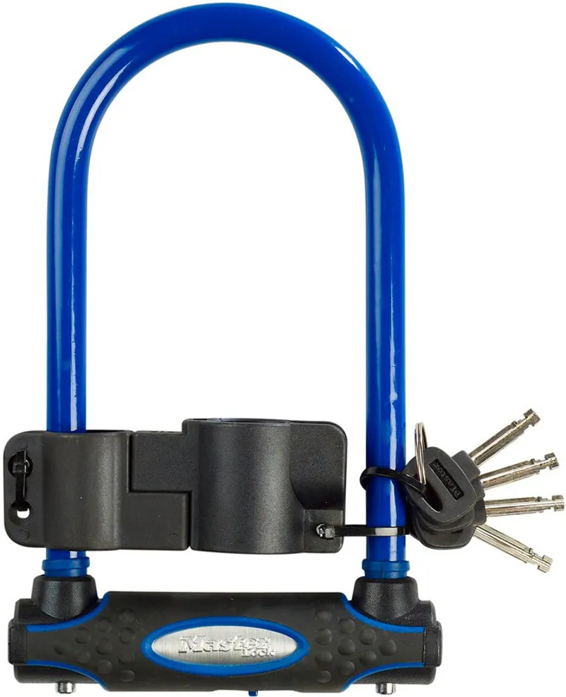 Master Lock Street Fortum Gold Sold Secure D Lock 210x110mm Red-8