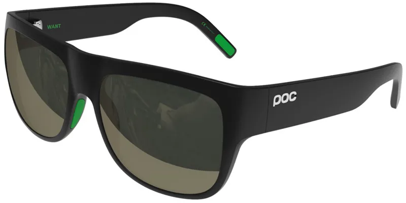 POC Want Sunglasses Black/Green