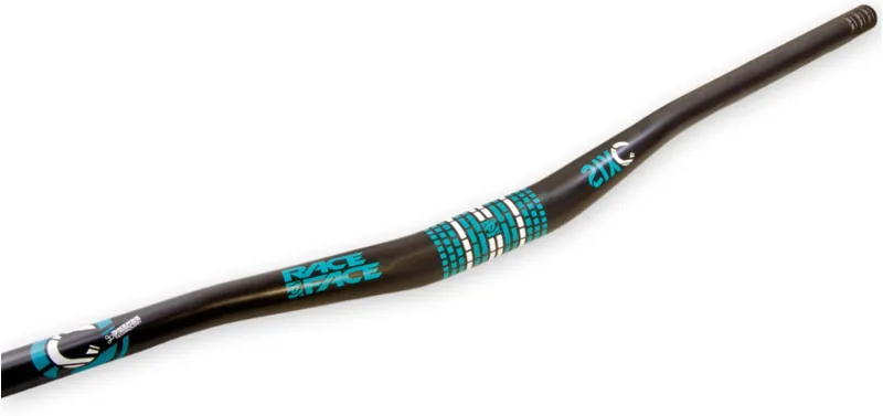 Race face SIXC 3/4 Riser Handlebar Green/White-5