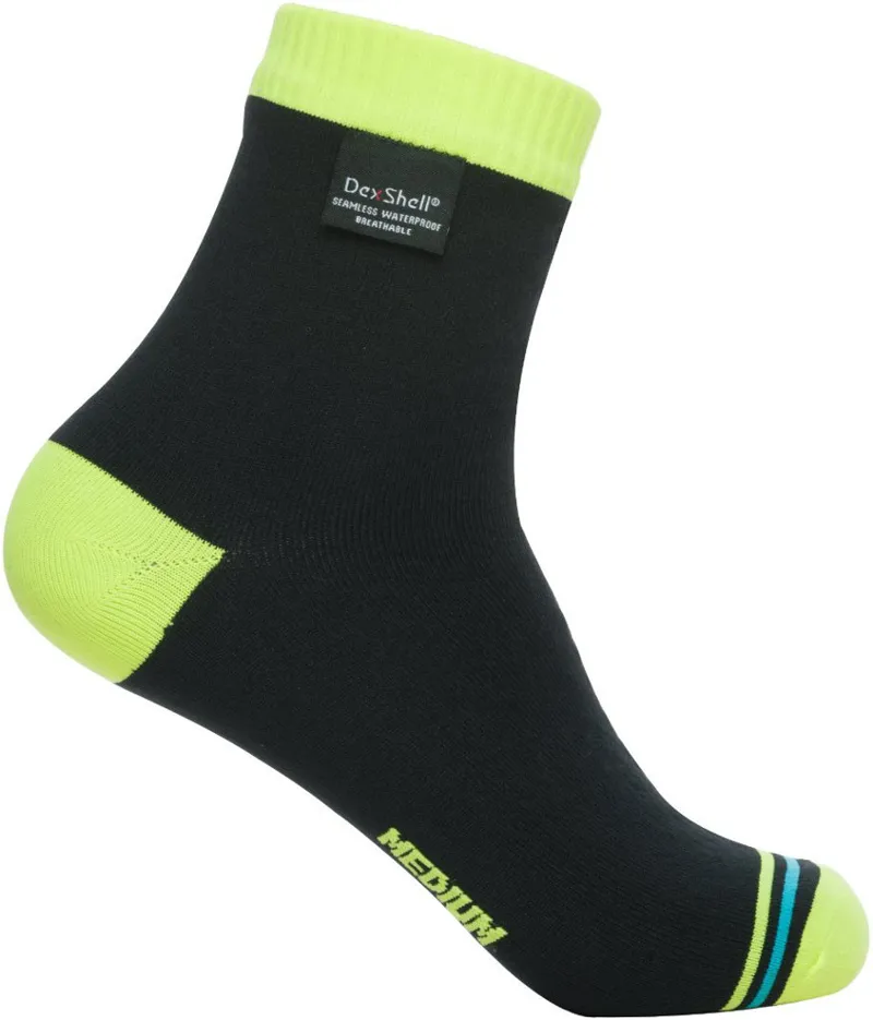 DexShell Ultralite Biking Socks Hi Vis Yellow