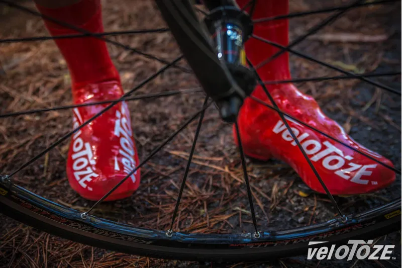 Velotoze Tall Overshoes Red 
