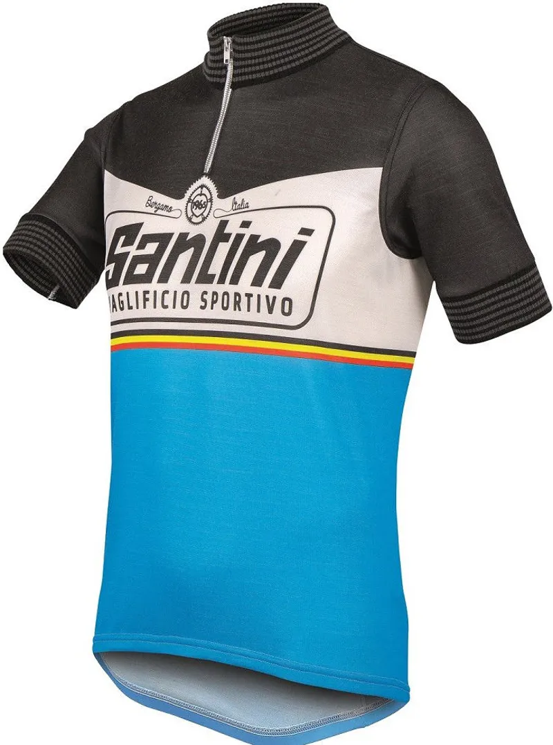 Santini Wool Heritage 2.0 Short Sleeve Jersey