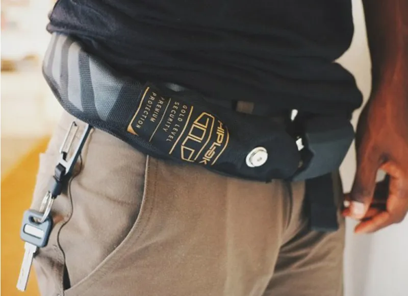 Hiplok Gold Chain Lock Black-3