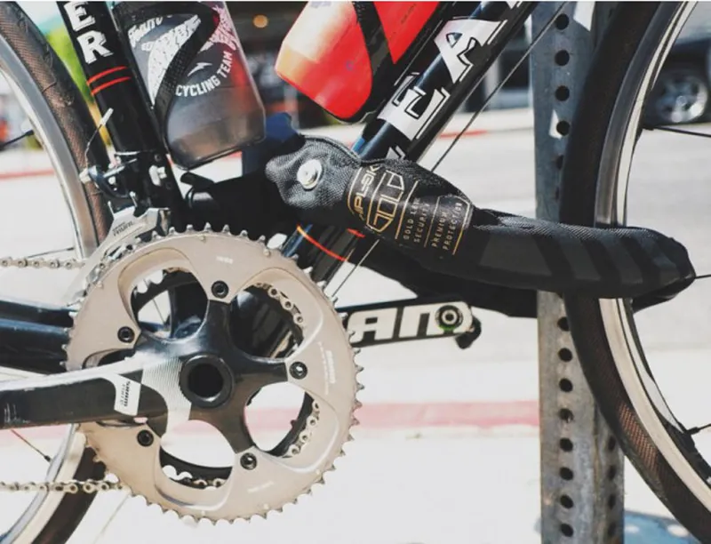 Hiplok Gold Chain Lock Black-2