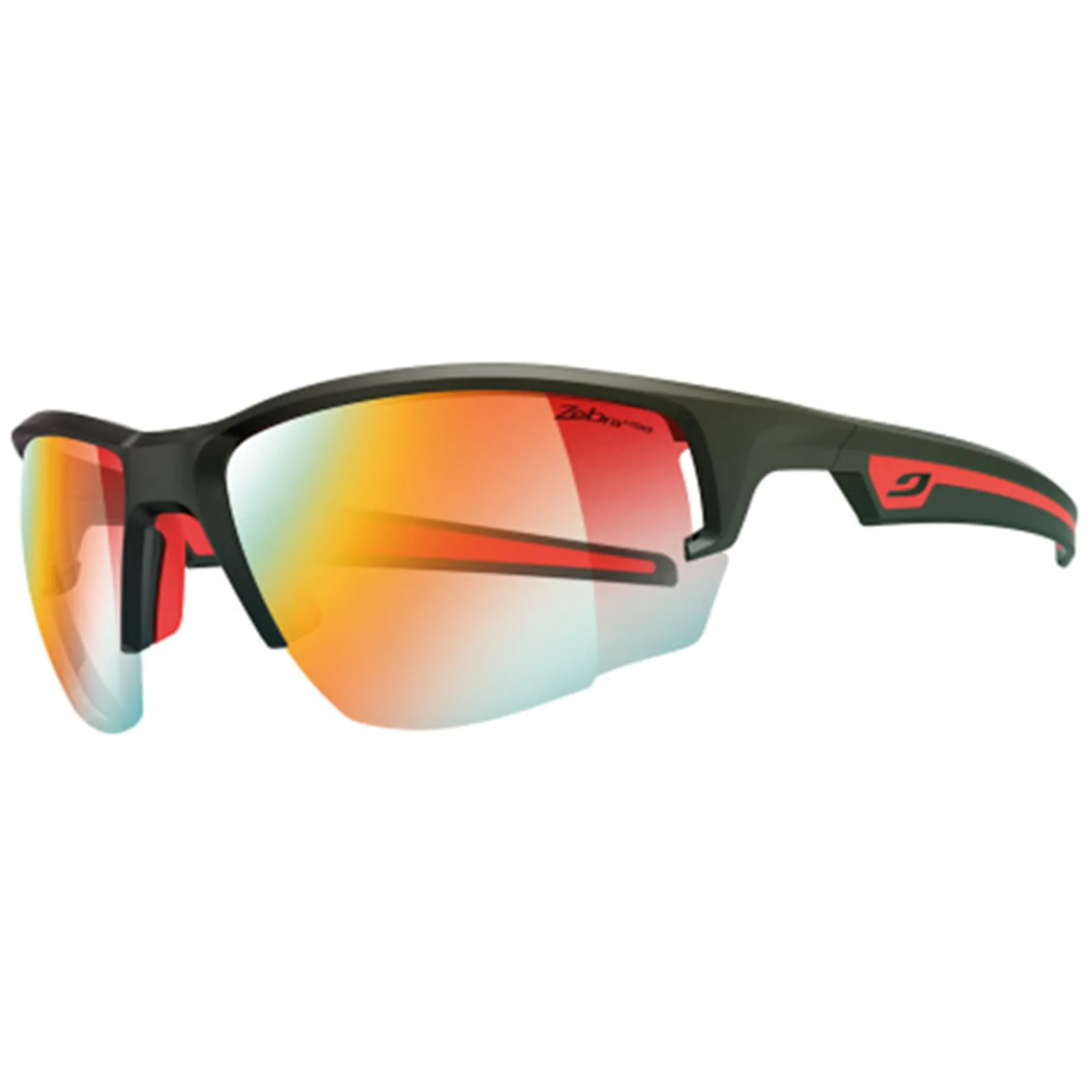 Julbo Venturi Zebra Light Fire Lens Sunglasses Black Red