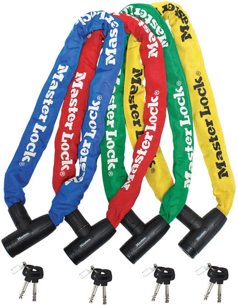 Master Lock 900mm Integrated Key Chain Lock Blue-1