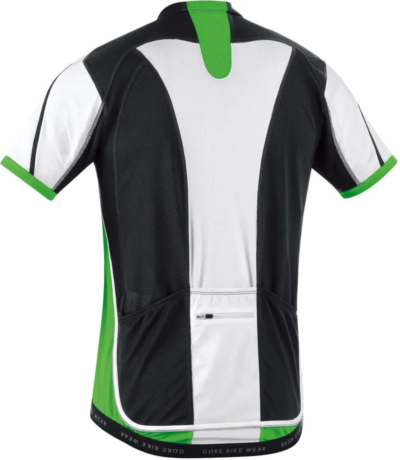 Gore Oxygen FZ SS Cycling Jersey White/Green-1