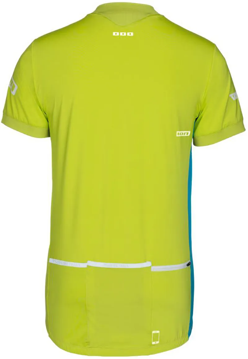 Ion Helio SS MTB Jersey Lime Punch-1