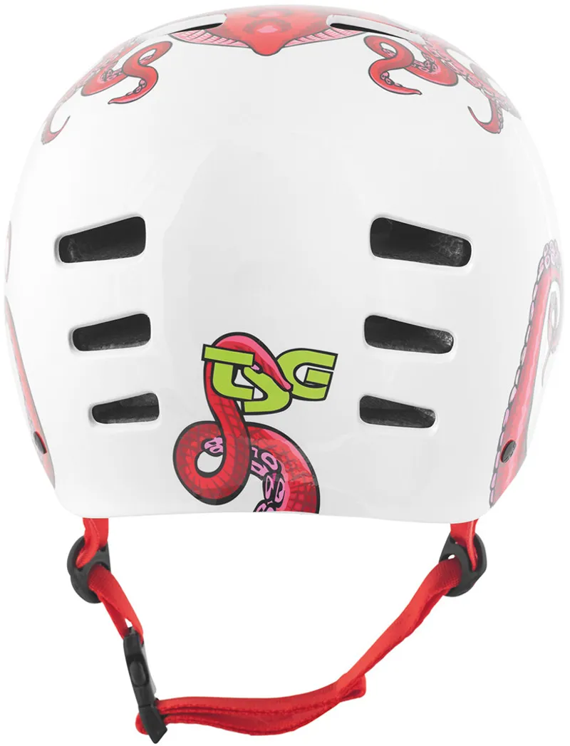 TSG Kraken Solid Colour BMX Helmet White/Kraken-1