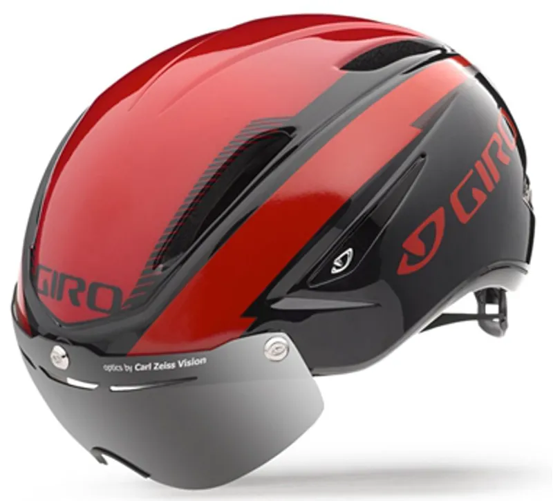 Giro Air Attack Shield Road Bike Helmet Red/Black