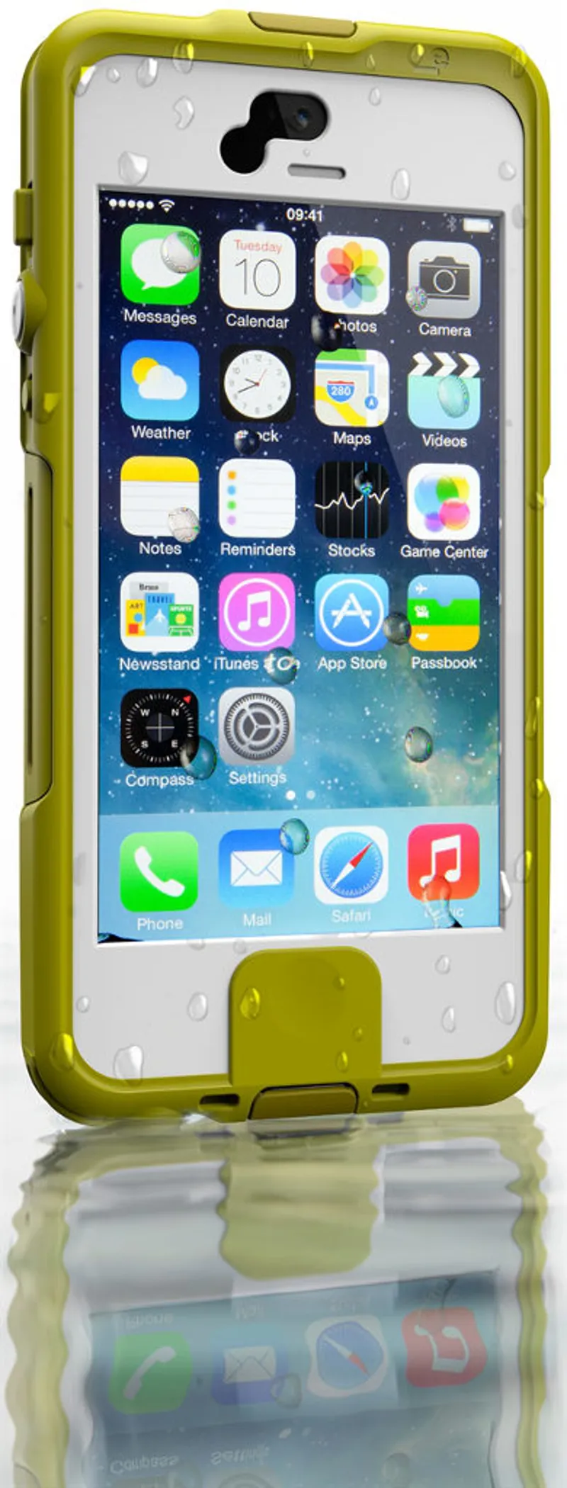 Lifedge iPhone 5/5S Waterproof Case Green-1