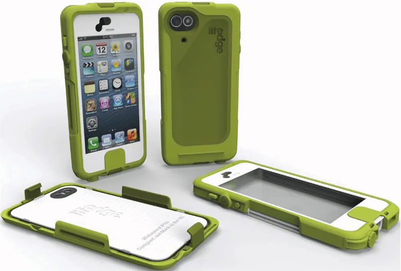 Lifedge iPhone 5/5S Waterproof Case Green-2