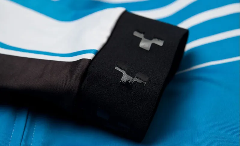 Cube Teamline LS Jersey White/Blue/Red-3