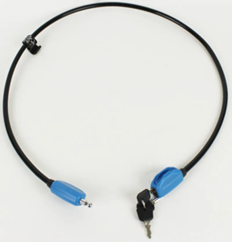 Hiplok POP Cable Bike Lock Black/Cyan-1