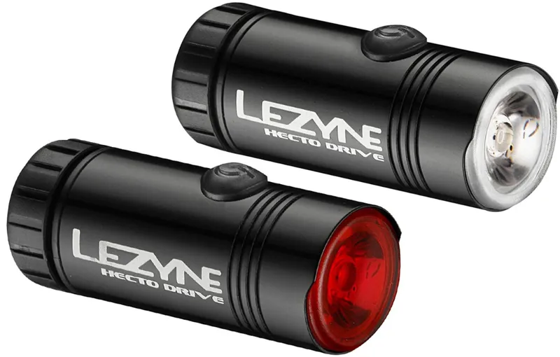 Lezyne Hecto Drive LED Bike Light Set Black