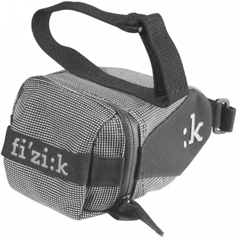 Fizik Saddle Pak with Straps Black/Grey