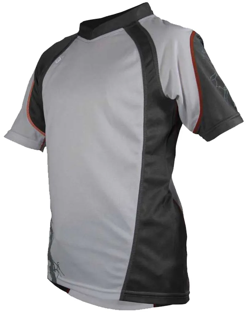 Polaris Wanderer SS Kids Jersey White/Grey-2