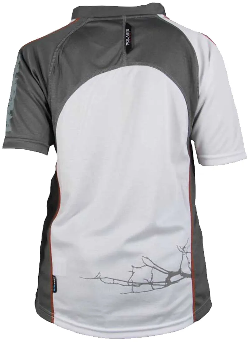 Polaris Wanderer SS Kids Jersey White/Grey-1