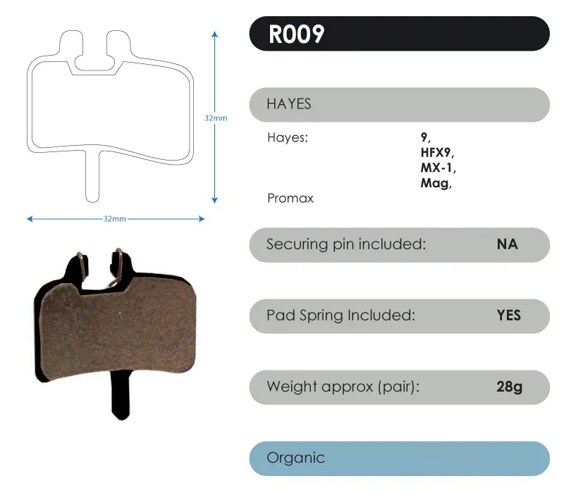 RWD Organic Brake Pads-1