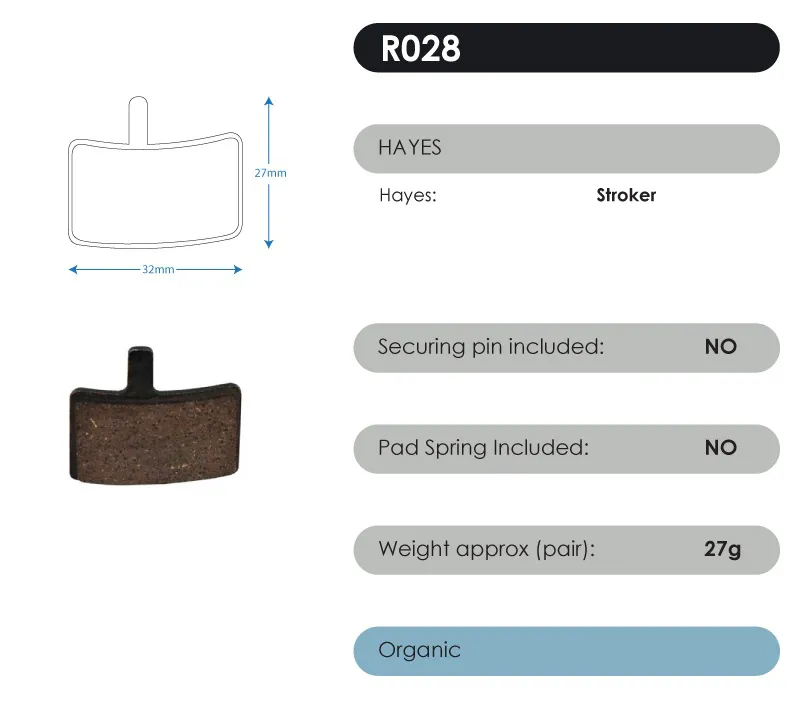 RWD Organic Brake Pads-8