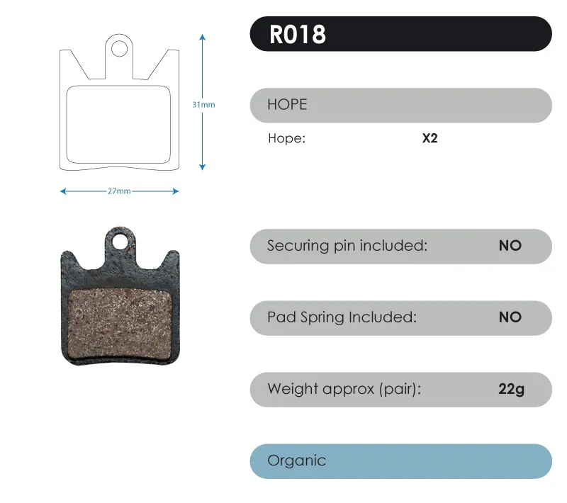 RWD Organic Brake Pads-5
