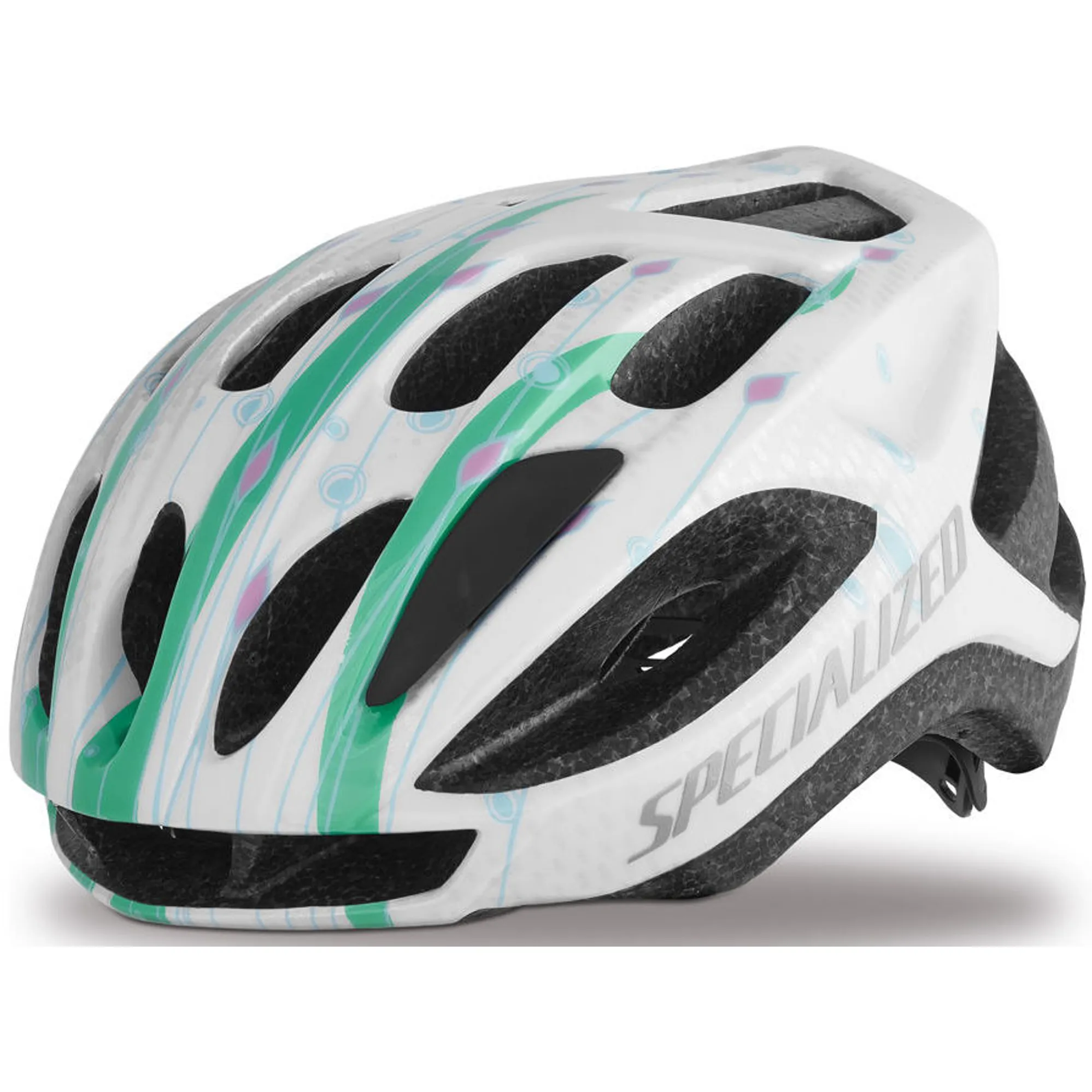 Specialized Flash Kids Helmet Teal Sprouts
