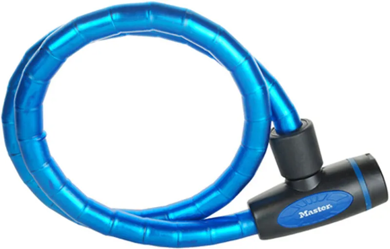 Master Lock Street Quantum 1000 x 18mm Armoured Cable Lock Blue