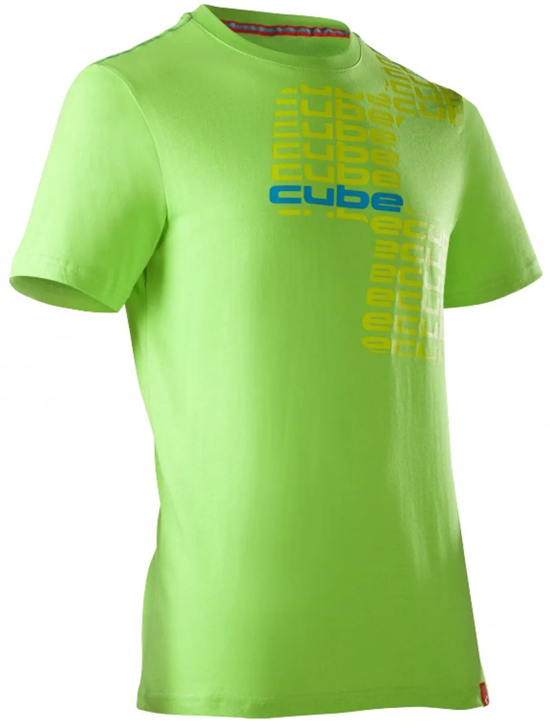 Cube Lettered Icon SS T-Shirt Green