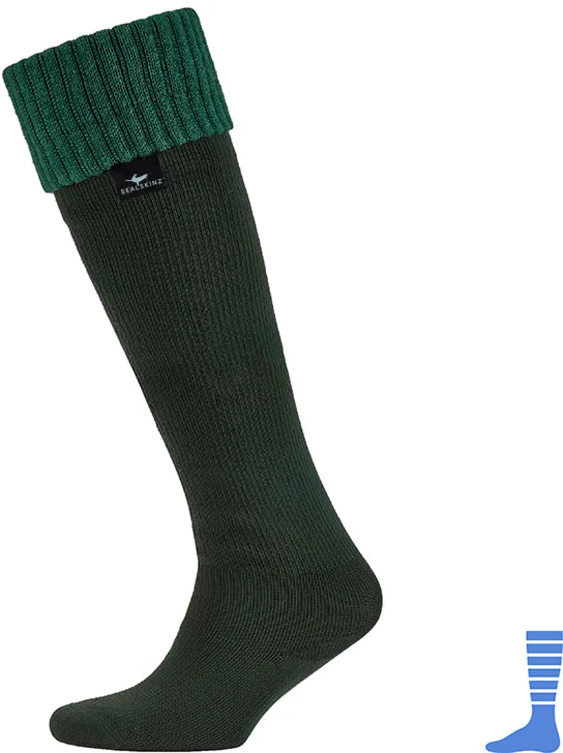 SealSkinz Country Socks Heather Green-1