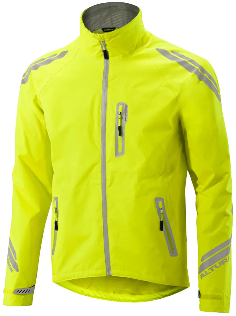 Altura Night Vision Evo Waterproof Cycling Jacket Hi Vis Yellow