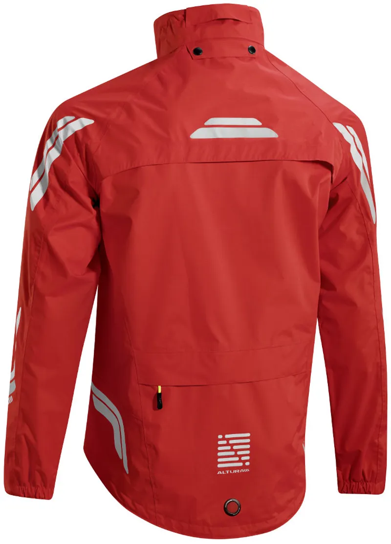 Altura Night Vision Evo Waterproof Jacket Hi Vis Red-1