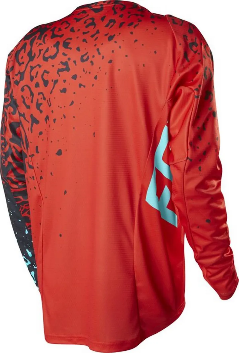 Fox Demo Long Sleeve Jersey Cauz Red-1
