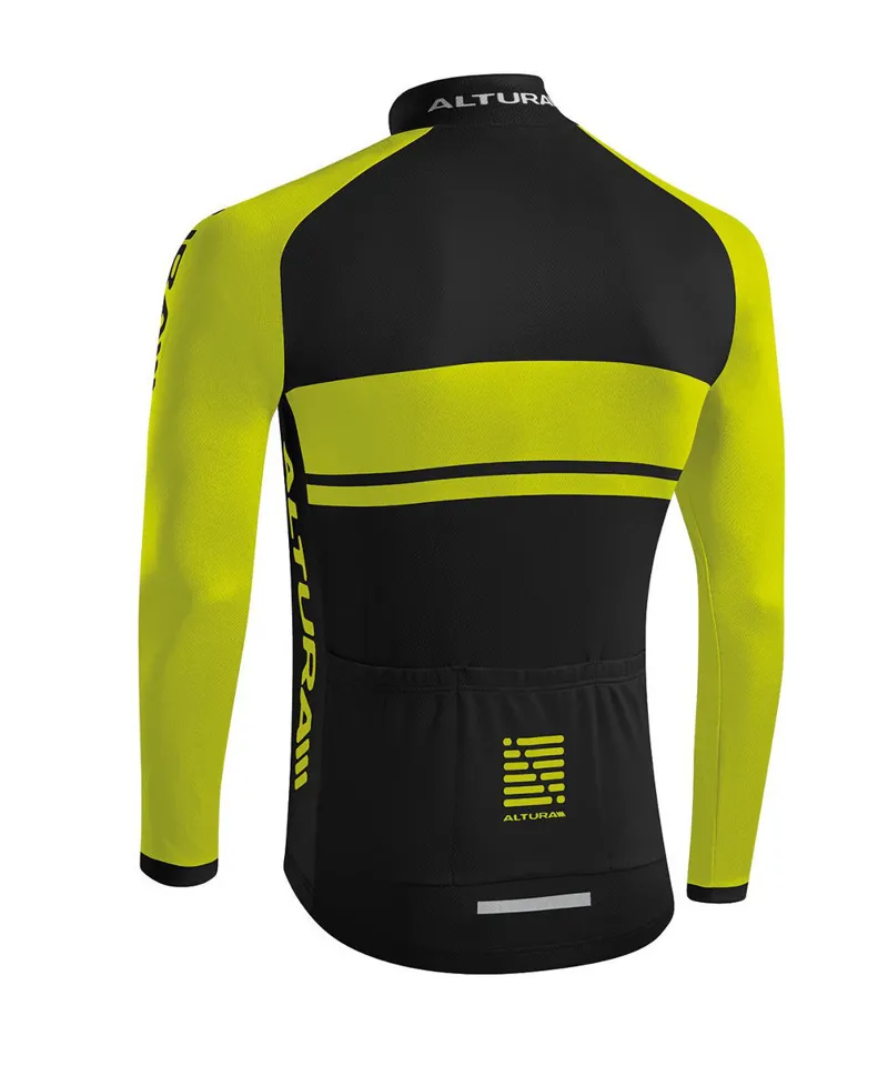 Altura Team LS Cycling Jersey Black/Green