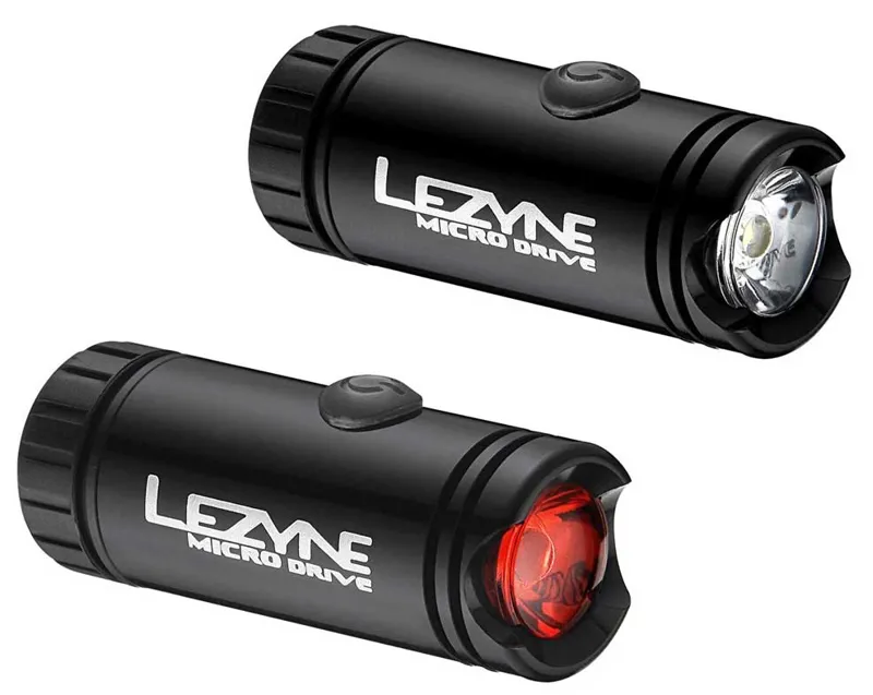 Lezyne Micro Drive 400XL/Micro Bike Light Set Black-1