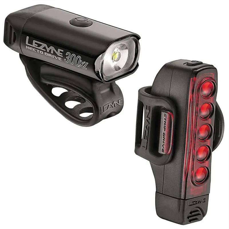 Lezyne Hecto Drive 300XL/Strip Light Set
