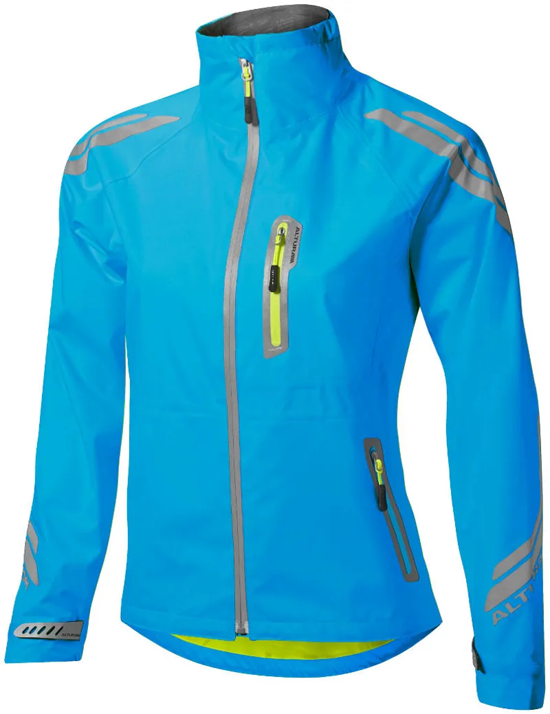 Altura Night Vision Evo Womens Waterproof Jacket Dynamic Hi Vis Blue