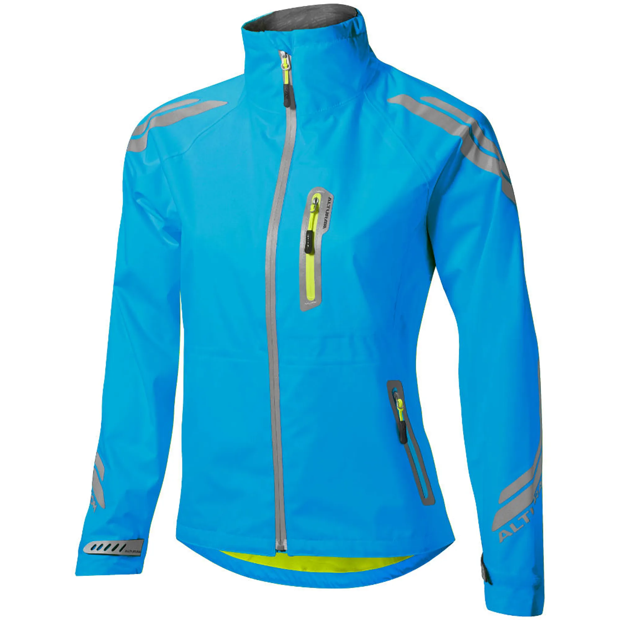 Altura Night Vision Evo Womens Waterproof Jacket Dynamic Hi Vis Blue