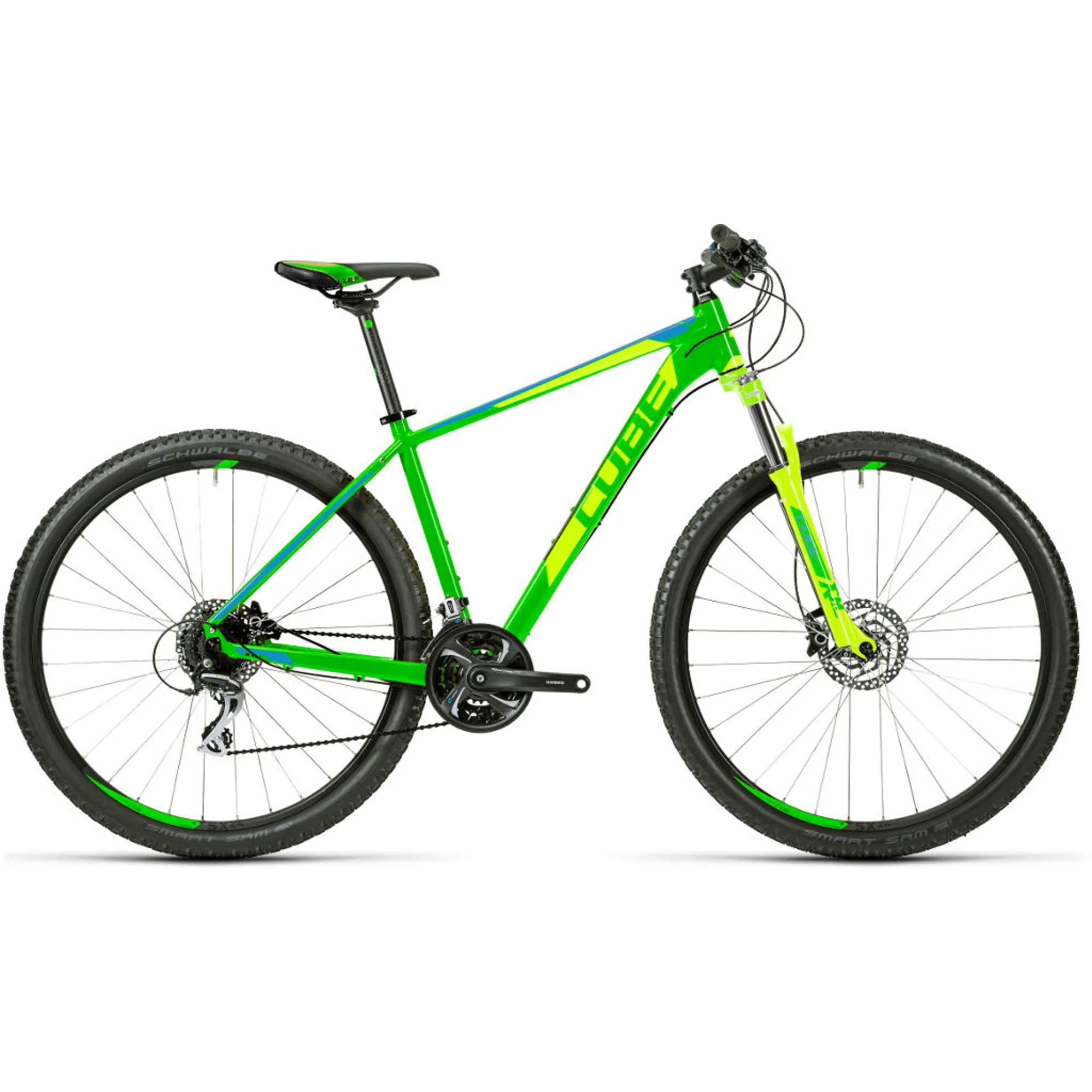 Cube Aim SL 29er Hardtail Mountain Bike 2016 Green Blue