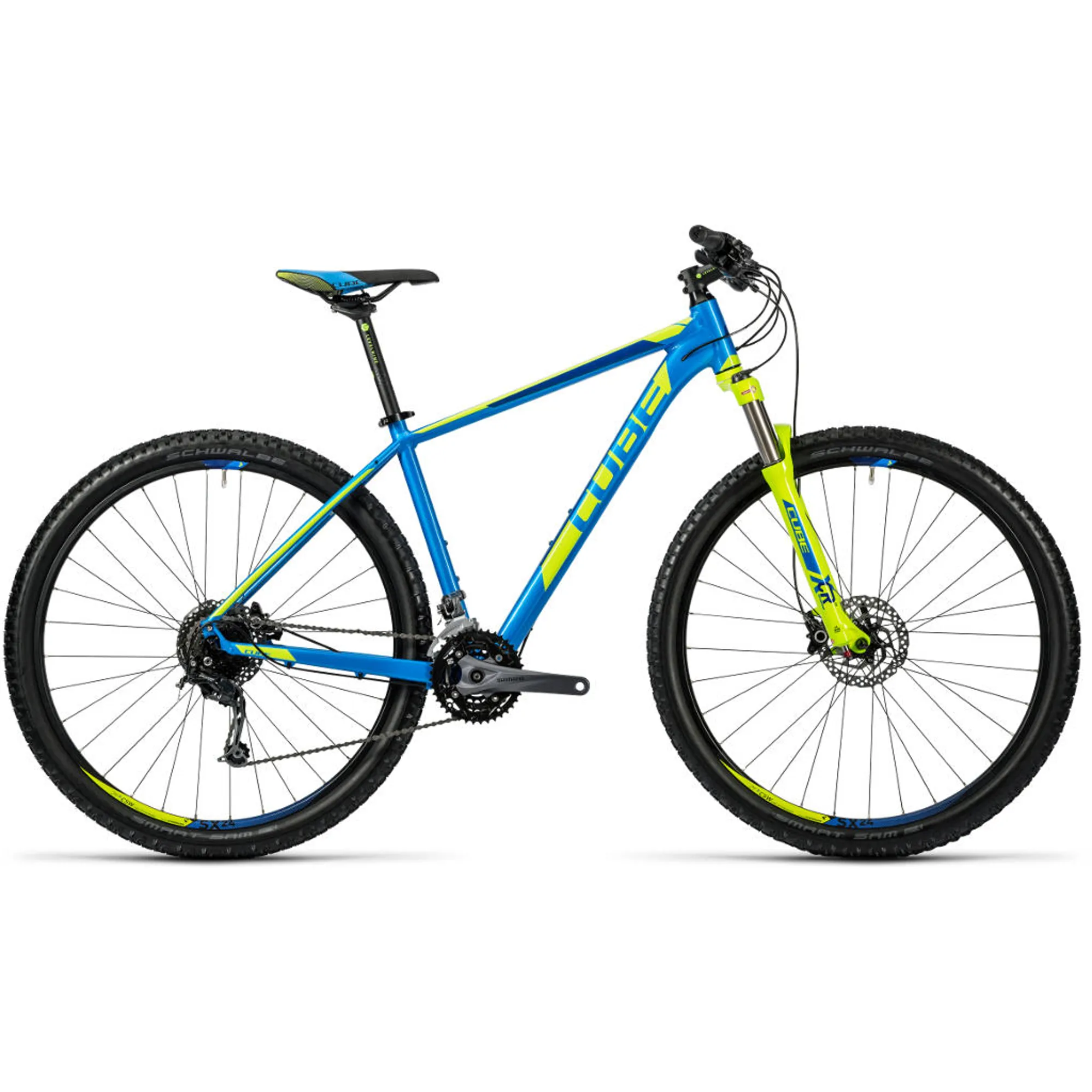Cube Analog 29er Hardtail Mountain Bike 2016 Blue Kiwi