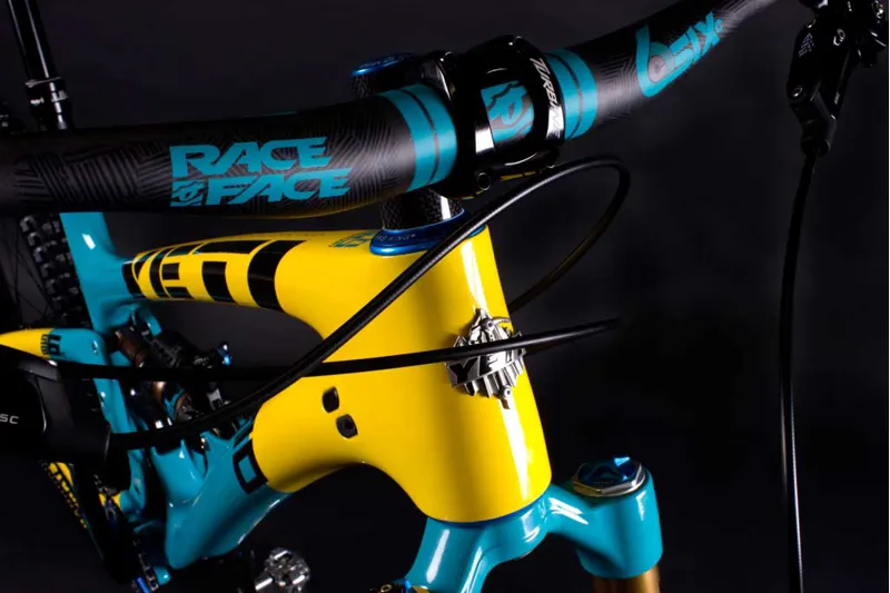 Yeti SB6C 30th Anniversary Mountain Bike 2016 Turquoise/Yellow-6